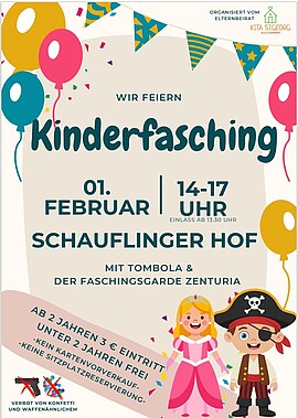 Banner Kinderfasching