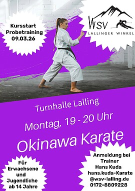 Banner Okinawa Karate für Erwachsene