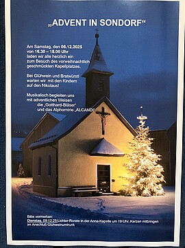 Banner Advent in Sondorf