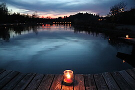 Banner Wichtelmarkt im Feng Shui Kurpark