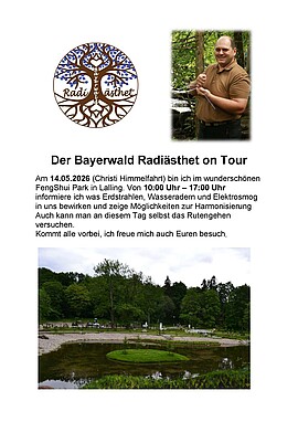 Banner Der Bayerwald Radiästhet on Tour